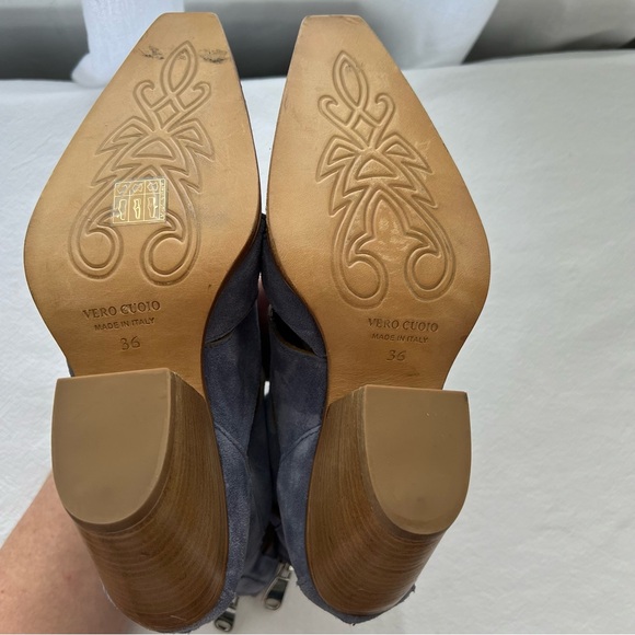 FREE PEOPLE Women’s BRAYDEN Fisherman Western Booties Snip Toe New Size 6 - Picture 4 of 12